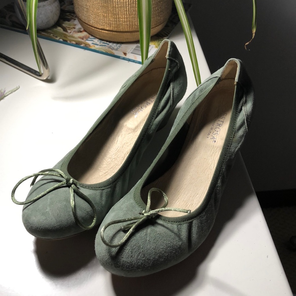 Teal blue shoes